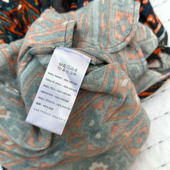 Cleobella Romper One Piece Aztec  Medium NWT Short Indie Hippie Boho - Picture 15 of 16